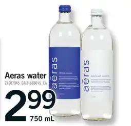 Fortinos AERAS WATER, 750 ML offer