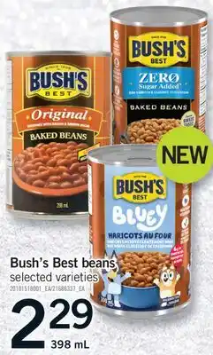 Fortinos BUSH'S BEST BEANS, 398 mL offer