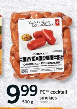 Fortinos PC COCKTAIL SMOKIES, 500 G offer