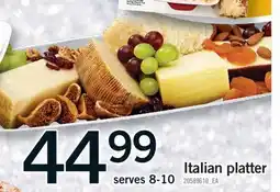 Fortinos ITALIAN PLATTER, SERVES 8-10 offer
