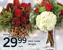 Fortinos STORE MADE DESIGNS offer