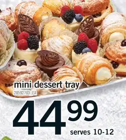 Fortinos MINI DESSERT TRAY, serves 10-12 offer