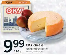 Fortinos OKA CHEESE, 190 G offer