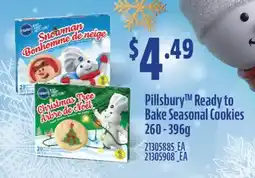 Fortinos PILLSBURY READY TO BAKE SEASONAL COOKIES, 260-396 offer