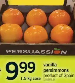 Fortinos VANILLA PERSIMMONS offer