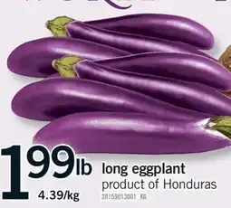 Fortinos LONG EGGPLANT offer