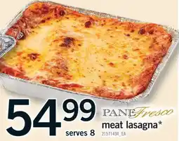 Fortinos MEAT LASAGNA offer