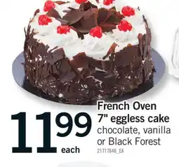 Fortinos FRENCH OVEN 7 EGGLESS CAKE offer