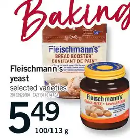 Fortinos FLEISCHMANN'S YEAST, 100/113 g offer