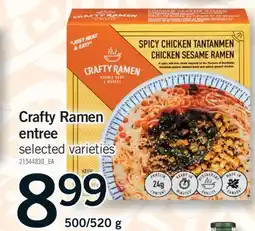 Fortinos CRAFTY RAMEN ENTREE, 500/520 G offer