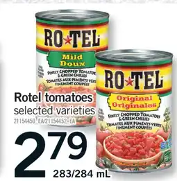 Fortinos ROTEL TOMATOES, 283/284 ML offer