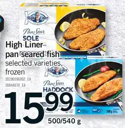 Fortinos HIGH LINER PAN SEARED FISH, 500/540 g offer