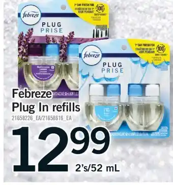 Fortinos FEBREZE PLUG IN REFILLS, 2'S/52 ML offer