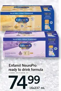 Fortinos ENFAMIL NEUROPRO READY TO DRINK FORMULA, 16x237 mL offer