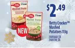 Fortinos BETTY CROCKER MASHED POTATOES. 113G offer