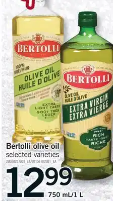 Fortinos BERTOLLI OLIVE OIL, 750 ML/1 L offer