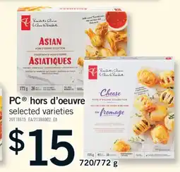Fortinos PC HORS D'OEUVRE, 720/772 g offer