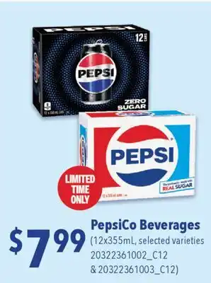 Fortinos PEPSICO BEVERAGES, 12X355ML offer