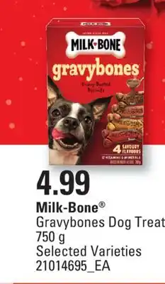 Fortinos MILK-BONE GRAVYBONES DOG TREATS 750 G offer