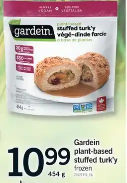 Fortinos GARDEIN PLANT-BASED STUFFED TURK'Y, 454 G offer