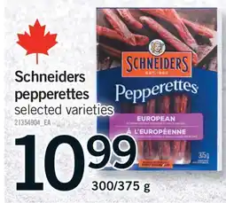 Fortinos SCHNEIDERS PEPPERETTES, 300/375 G offer