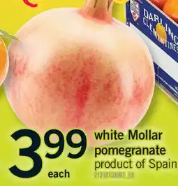 Fortinos WHITE MOLLAR POMEGRANATE offer