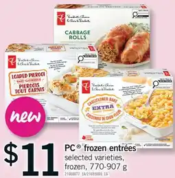 Fortinos PC FROZEN ENTRÉES, 770-907 G offer
