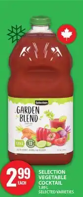 Food Basics SELECTION VEGETABLE COCKTAIL offer