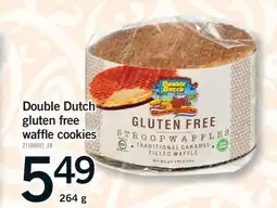 Fortinos DOUBLE DUTCH GLUTEN FREE WAFFLE COOKIES, 264 G offer