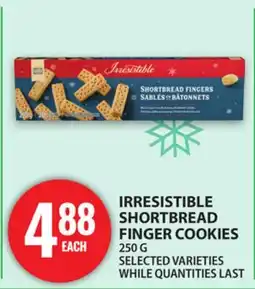 Food Basics IRRESISTIBLE SHORTBREAD FINGER COOKIES offer