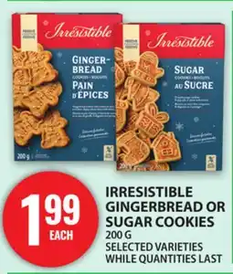 Food Basics IRRESISTIBLE GINGERBREAD OR SUGAR COOKIES offer