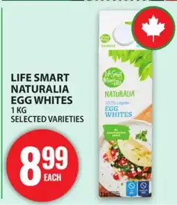 Food Basics LIFE SMART NATURALIA EGG WHITES offer