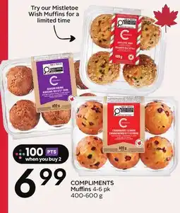 Sobeys COMPLIMENTS Muffins offer