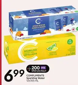 Sobeys COMPLIMENTS Sparkling Water offer