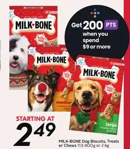 Sobeys MILK-BONE Dog Biscuits, Treats Chews offer