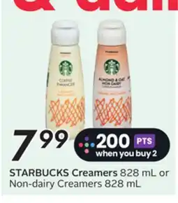 Sobeys STARBUCKS Creamers offer