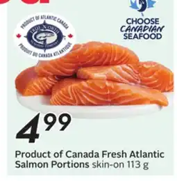 Sobeys Fresh Atlantic Salmon Portions skin-on offer
