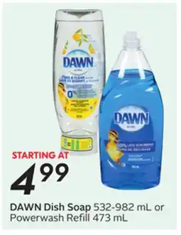 Sobeys DAWN Dish Soap offer
