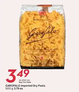 Sobeys GAROFALO Imported Dry Pasta offer