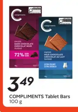 Sobeys COMPLIMENTS Tablet Bars offer