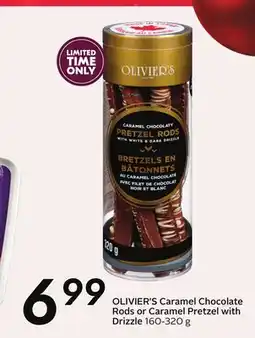 Sobeys OLIVIER'S Caramel Chocolate Rods or Caramel Pretzel with Drizzle offer