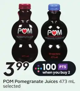 Sobeys POM Pomegranate Juices offer