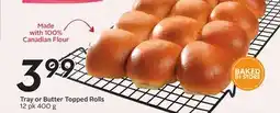 Sobeys Tray or Butter Topped Rolls offer