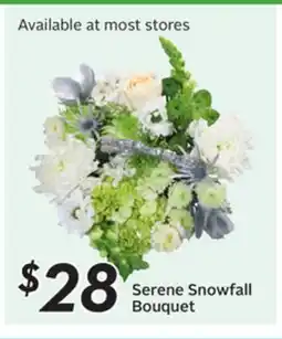 Sobeys Serene Snowfall Bouquet offer