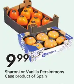 Sobeys Sharoni or Vanilla Persimmons Case offer