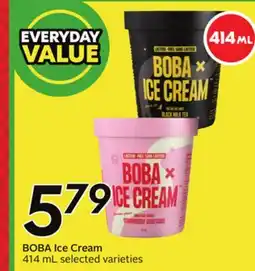 Sobeys BOBA Ice Cream offer