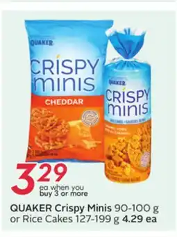 Sobeys QUAKER Crispy Minis offer
