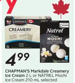 Sobeys CHAPMAN'S Markdale Creamery Ice Cream offer