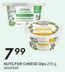 Sobeys NUTS FOR CHEESE Dips offer