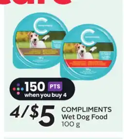 Sobeys COMPLIMENTS Wet Dog Food offer